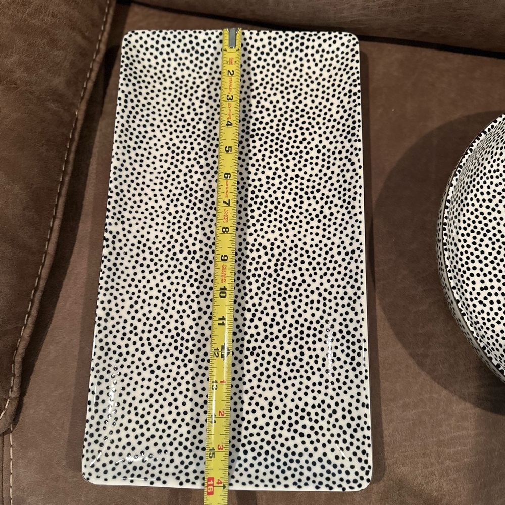 Thyme and Table Black Dot Serving Set - Picture 11 of 12